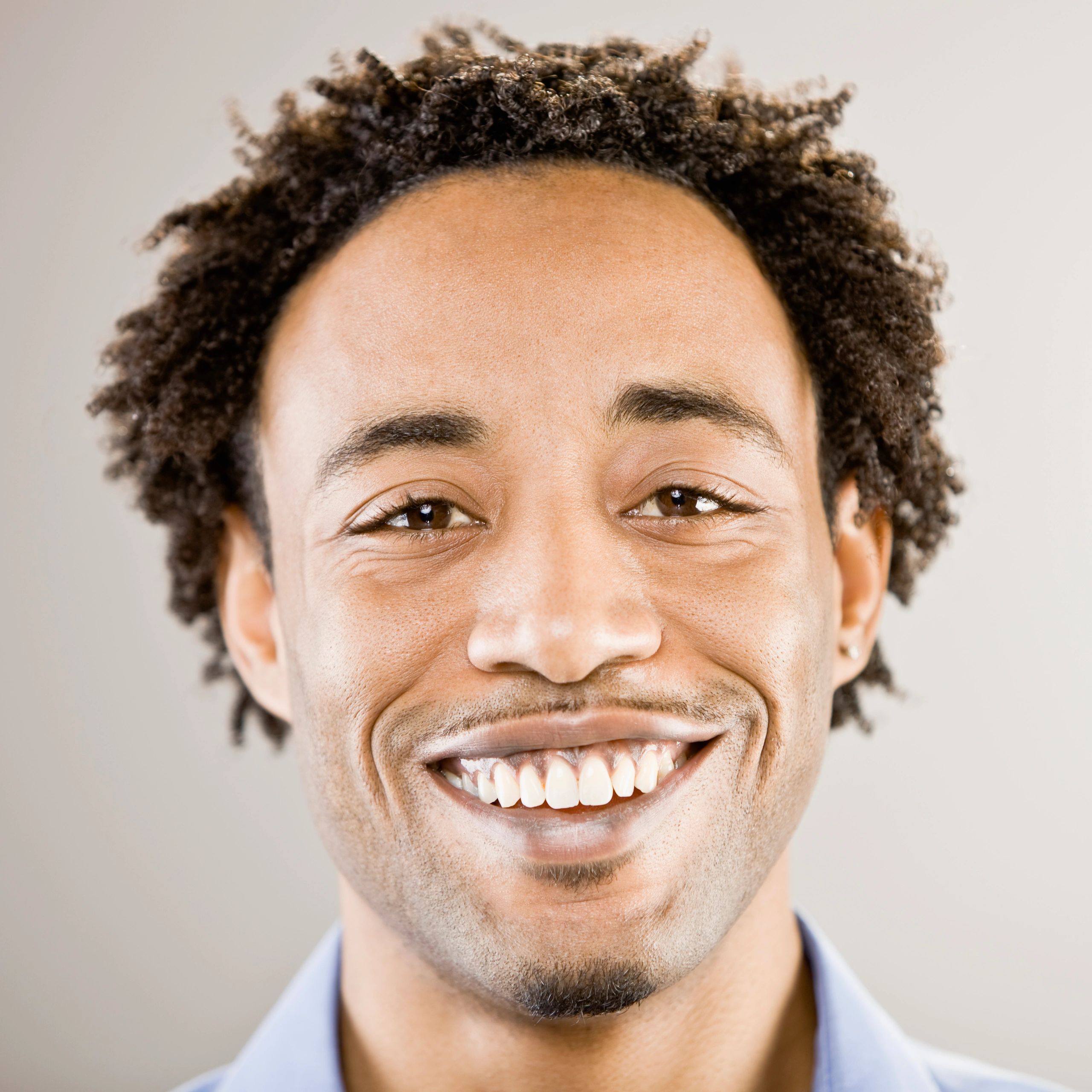 Portrait of an adult smiling