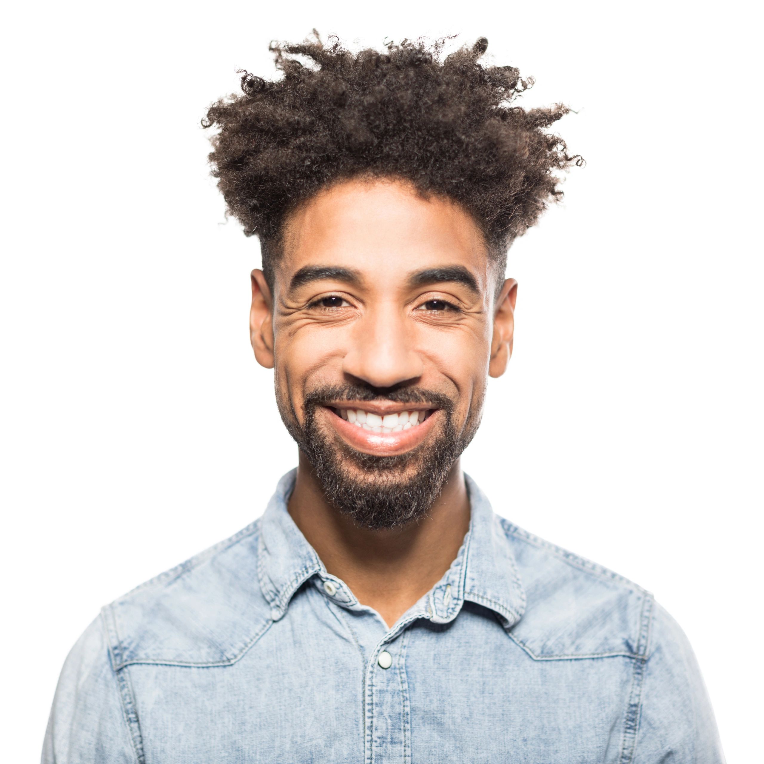 Portrait of an adult smiling